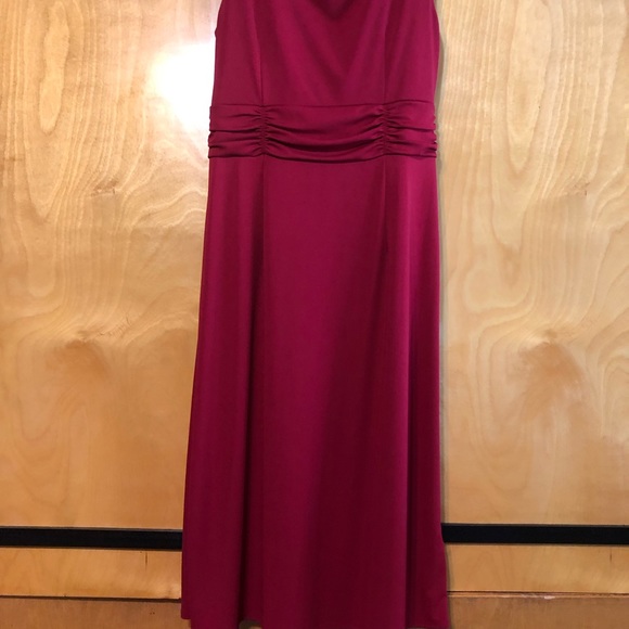 Loft Ann Taylor Sleeveless A Line Dress, in Burgundy, Size 6 - Picture 9 of 9